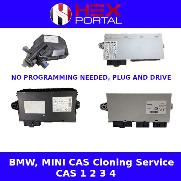 BMW and MINI – All Models – All Years – CAS 1 CAS 2 CAS 3 CAS 4 Cloning Service / Plug And Drive